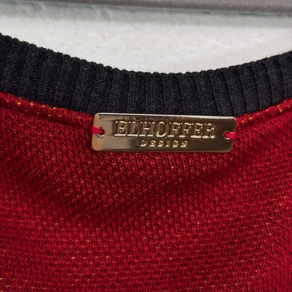 Elhoffer Design Sweater Womens XS Small Lion Oversize Crop Costume Cosplay - Picture 6 of 8